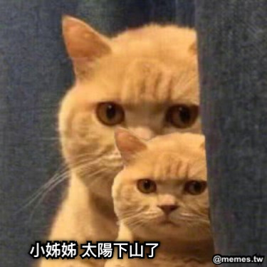 小姊姊 太陽下山了