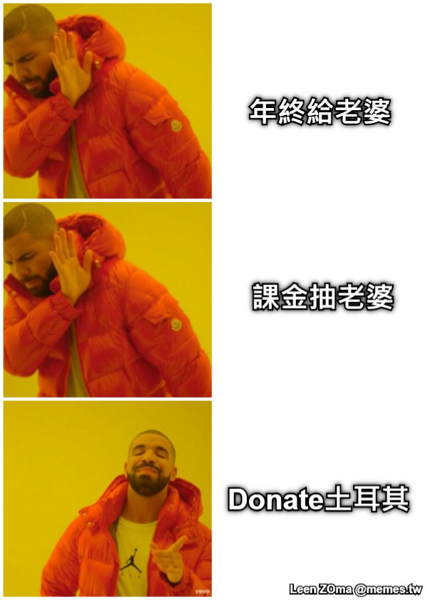 年終給老婆 課金抽老婆 Donate土耳其