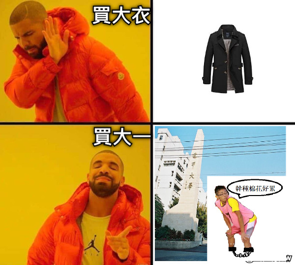買大衣 買大一