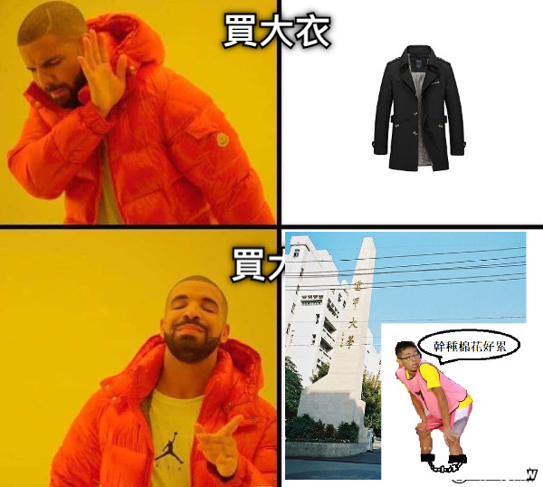 買大衣 買大一