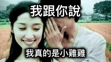 我跟你說 我真的是小雞雞