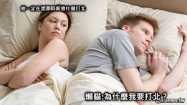 他一定在想那時候會什麼打北 懶貓:為什麼我要打北？