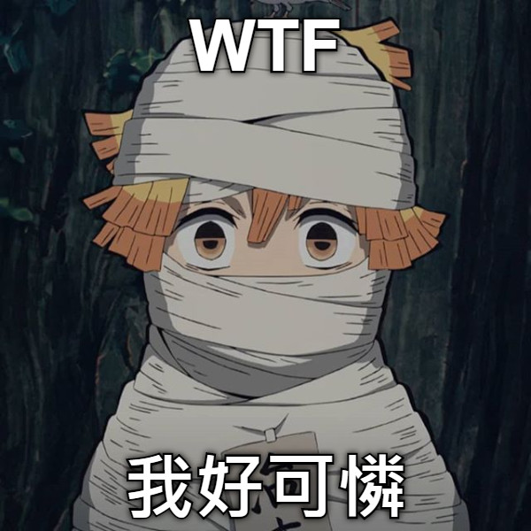WTF 我好可憐