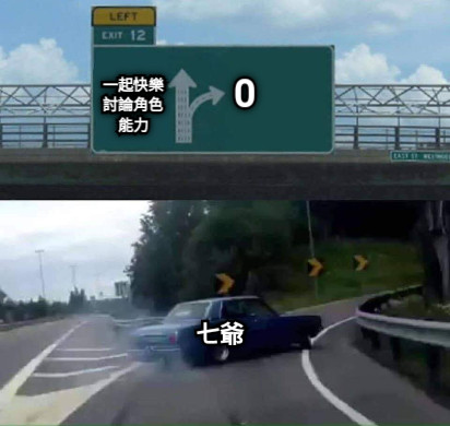 一起快樂討論角色能力 0 七爺