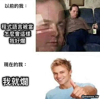 程式語言被當 怎麼會這樣 我好爛 我就爛