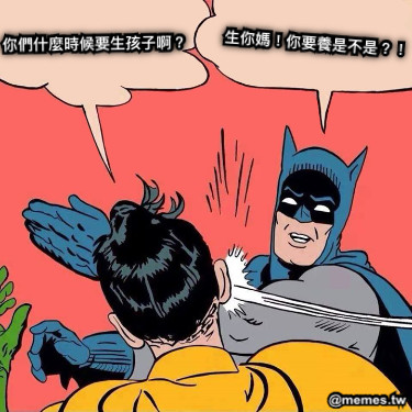 你們什麼時候要生孩子啊？ 生你媽！你要養是不是？！