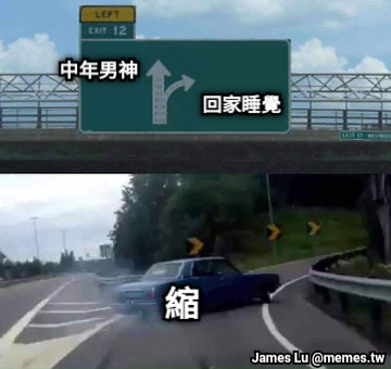 中年男神 回家睡覺 縮