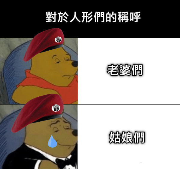 老婆們 姑娘們 對於人形們的稱呼