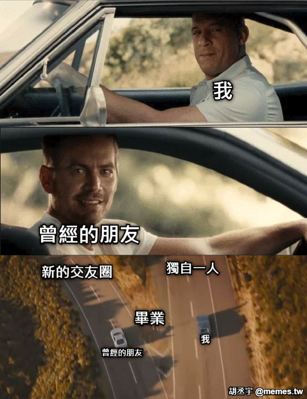 我 曾經的朋友 獨自一人 我 曾經的朋友 新的交友圈 畢業