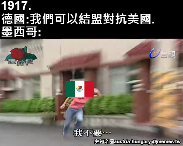 1917. 墨西哥: 德國:我們可以結盟對抗美國.