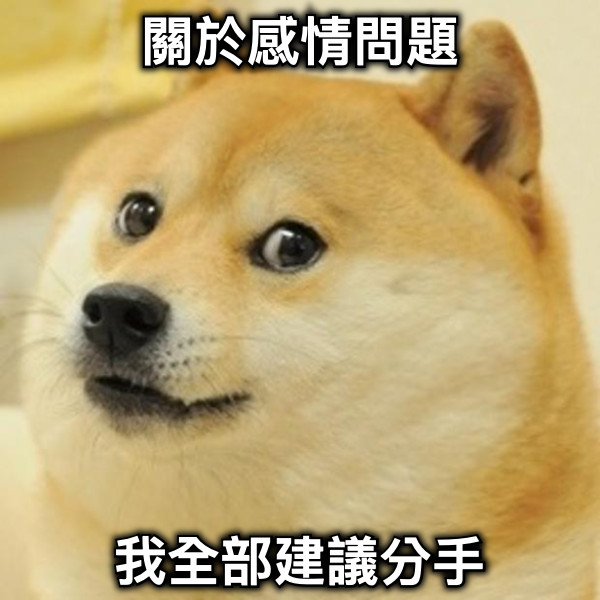 關於感情問題 我全部建議分手