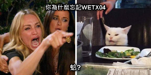 你為什麼忘記WETX04 蛤?