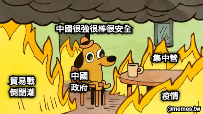 中國 政府 中國很強很棒很安全 集中營 貿易戰 倒閉潮 疫情