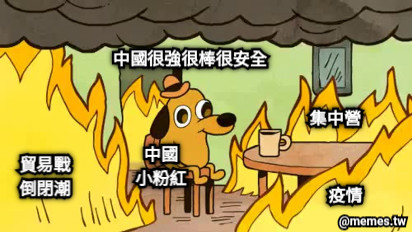 中國 小粉紅 中國很強很棒很安全 集中營 貿易戰 倒閉潮 疫情