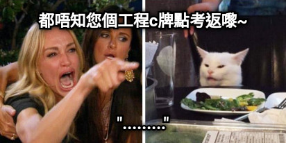 都唔知您個工程c牌點考返嚟~ &quot;.........&quot;