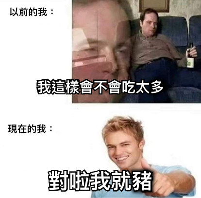 我這樣會不會吃太多 對啦我就豬