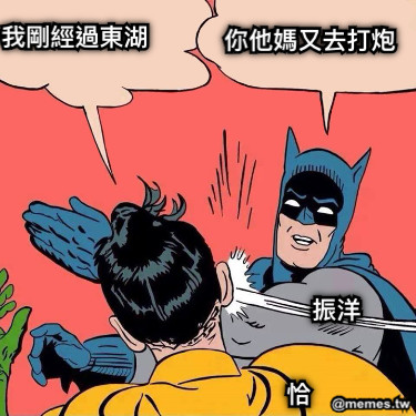 我剛經過東湖 你他媽又去打炮 恰 振洋