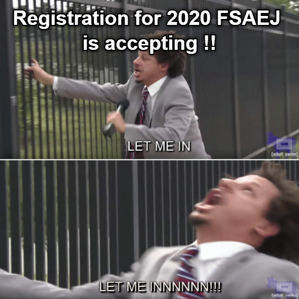 Registration for 2020 FSAEJ is accepting !!