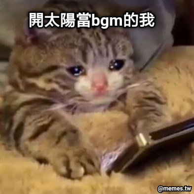 開太陽當bgm的我