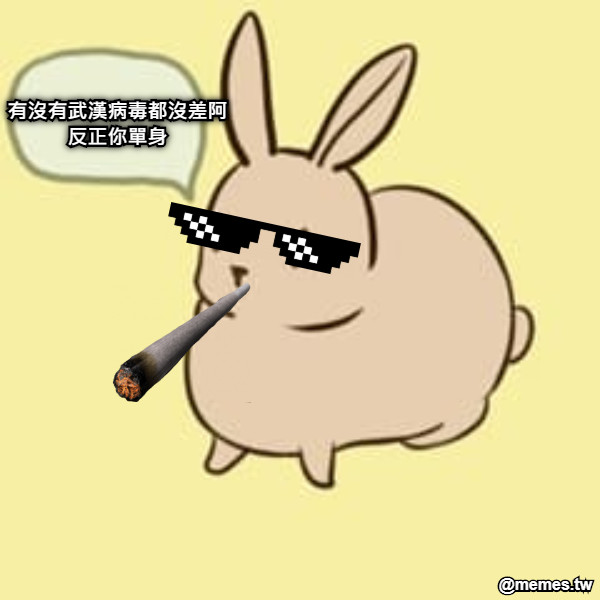 有沒有武漢病毒都沒差阿 反正你單身
