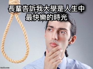 長輩告訴我大學是人生中最快樂的時光