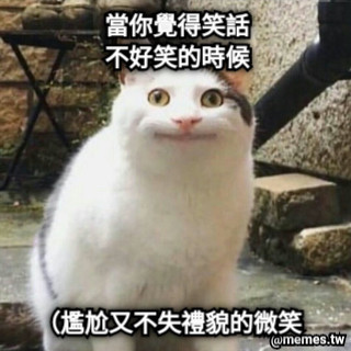 當你覺得笑話 不好笑的時候 （尷尬又不失禮貌的微笑