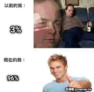3% 96%
