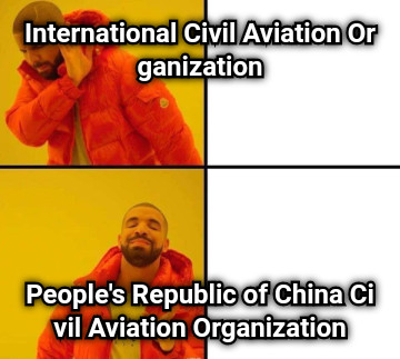 International Civil Aviation Organization People's Republic of China Civil Aviation Organization