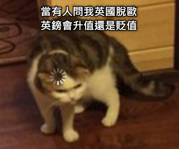 當有人問我英國脫歐 英鎊會升值還是貶值