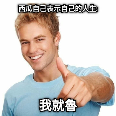 西瓜自己表示自己的人生: 我就魯