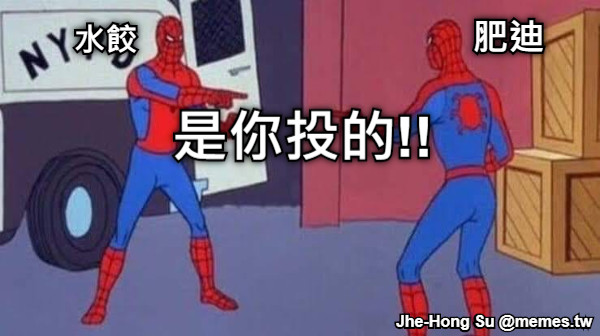 水餃 肥迪 是你投的!!