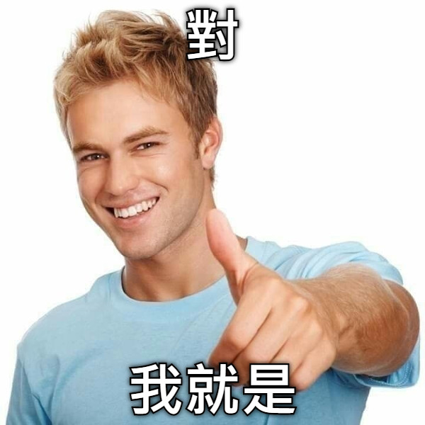 對 我就是