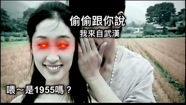 我來自武漢 偷偷跟你說 喂～是1955嗎？