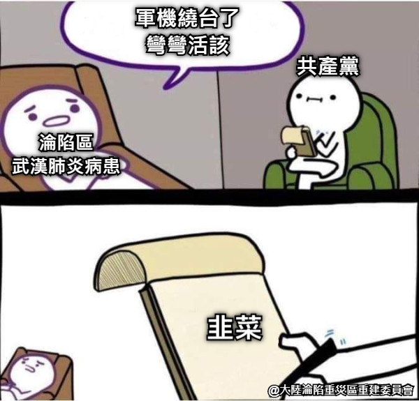 軍機繞台了 彎彎活該 淪陷區 武漢肺炎病患 韭菜 共產黨
