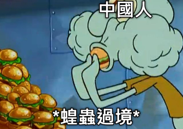 *蝗蟲過境* 中國人