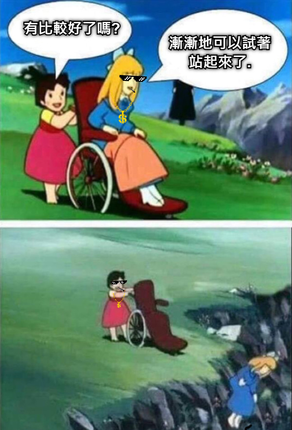 有比較好了嗎? 漸漸地可以試著站起來了.
