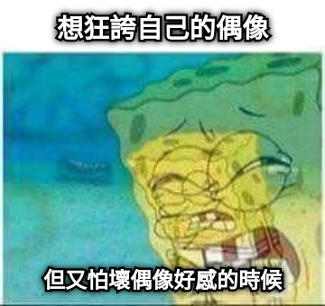 想狂誇自己的偶像 但又怕壞偶像好感的時候
