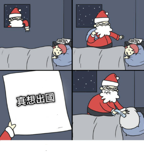 真想出國