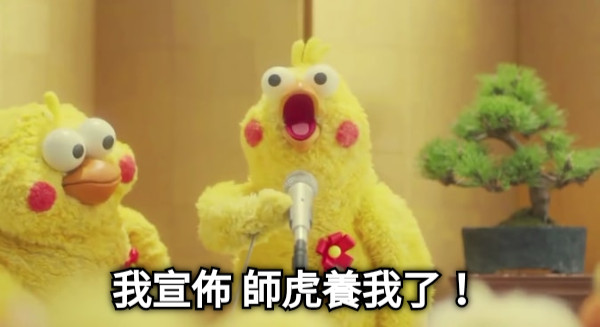 我宣佈 師虎養我了！