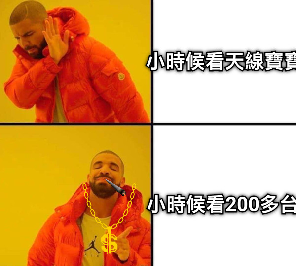 小時候看天線寶寶 小時候看200多台