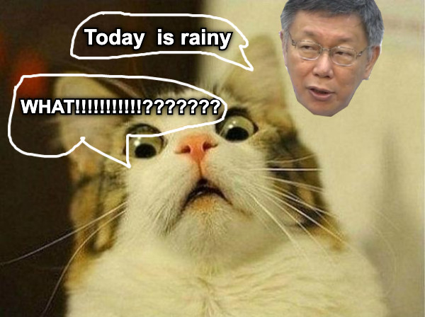 Today  is rainy  WHAT!!!!!!!!!!!???????