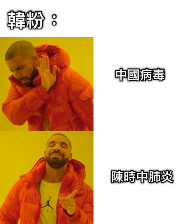 中國病毒 陳時中肺炎 韓粉：