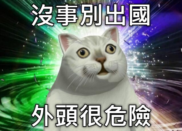 沒事別出國 外頭很危險