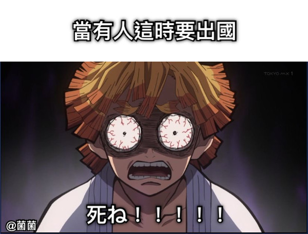 當有人這時要出國 死ね！！！！！