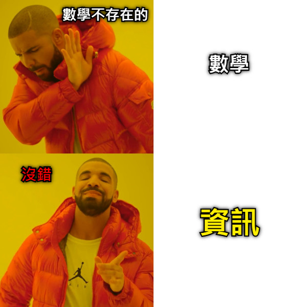 數學 資訊 數學不存在的 沒錯