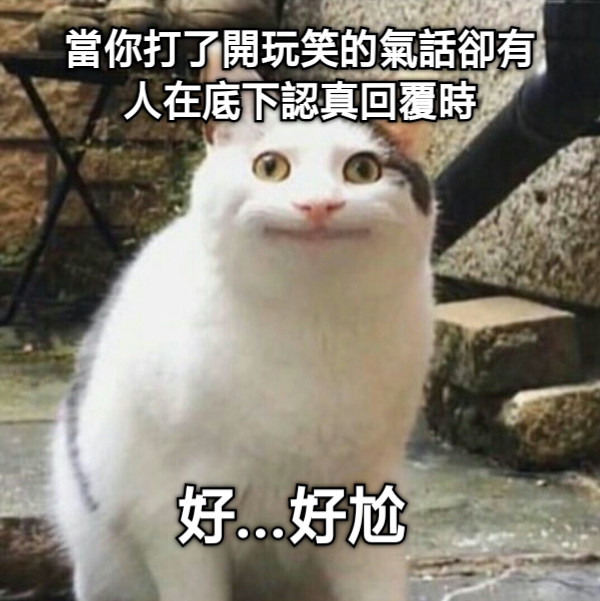 當你打了開玩笑的氣話卻有人在底下認真回覆時 好...好尬