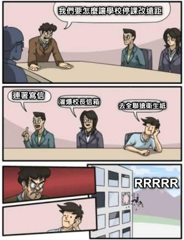 我們要怎麼讓學校停課改遠距 連署寫信 灌爆校長信箱 去全聯搶衛生紙 RRRRR