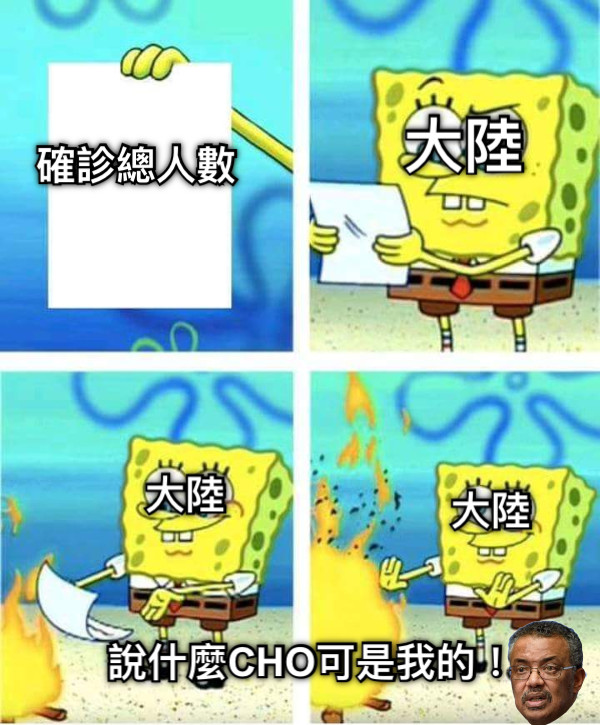 確診總人數 大陸 大陸 大陸 說什麼CHO可是我的！
