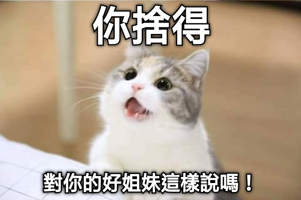 你捨得 對你的好姐妹這樣說嗎！