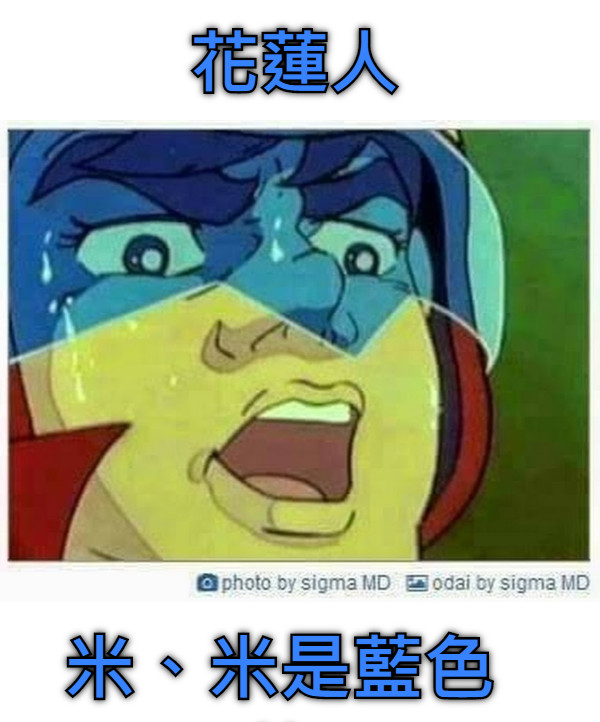 米、米是藍色的 花蓮人